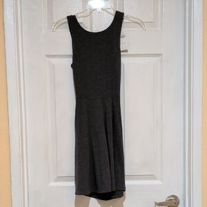 NWT Hollister Charcoal Sleeveless Mini Dress